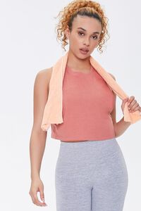FADED ROSE Active Cropped Muscle Tee, image 1