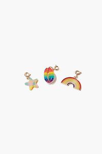 PINK/MULTI Rainbow Cowrie Charm Set, image 1
