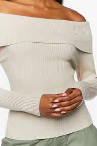 SANDSHELL Off-the-Shoulder Sweater-Knit Top, image 5