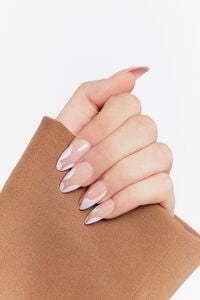 NUDE/MULTI Wavy French-Tip Press-On Nails, image 2