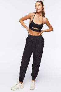 BLACK Active High-Rise Joggers, image 5