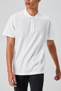 WHITE Short-Sleeve Polo Shirt, image 5