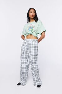MINT/MULTI Wham Cropped Graphic Tee, image 4