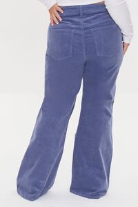 STEEPLE GREY Plus Size Corduroy Flare Pants, image 4
