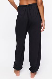 BLACK French Terry Lounge Joggers, image 4