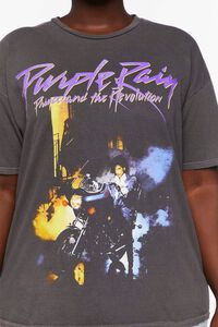 CHARCOAL/MULTI Plus Size Prince Graphic Tee, image 5