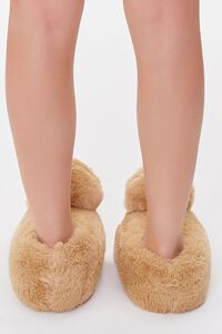TAN Plush Sloth Indoor Slippers, image 3