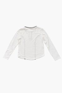CREAM Girls Topstitched Buttoned Top (Kids), image 2