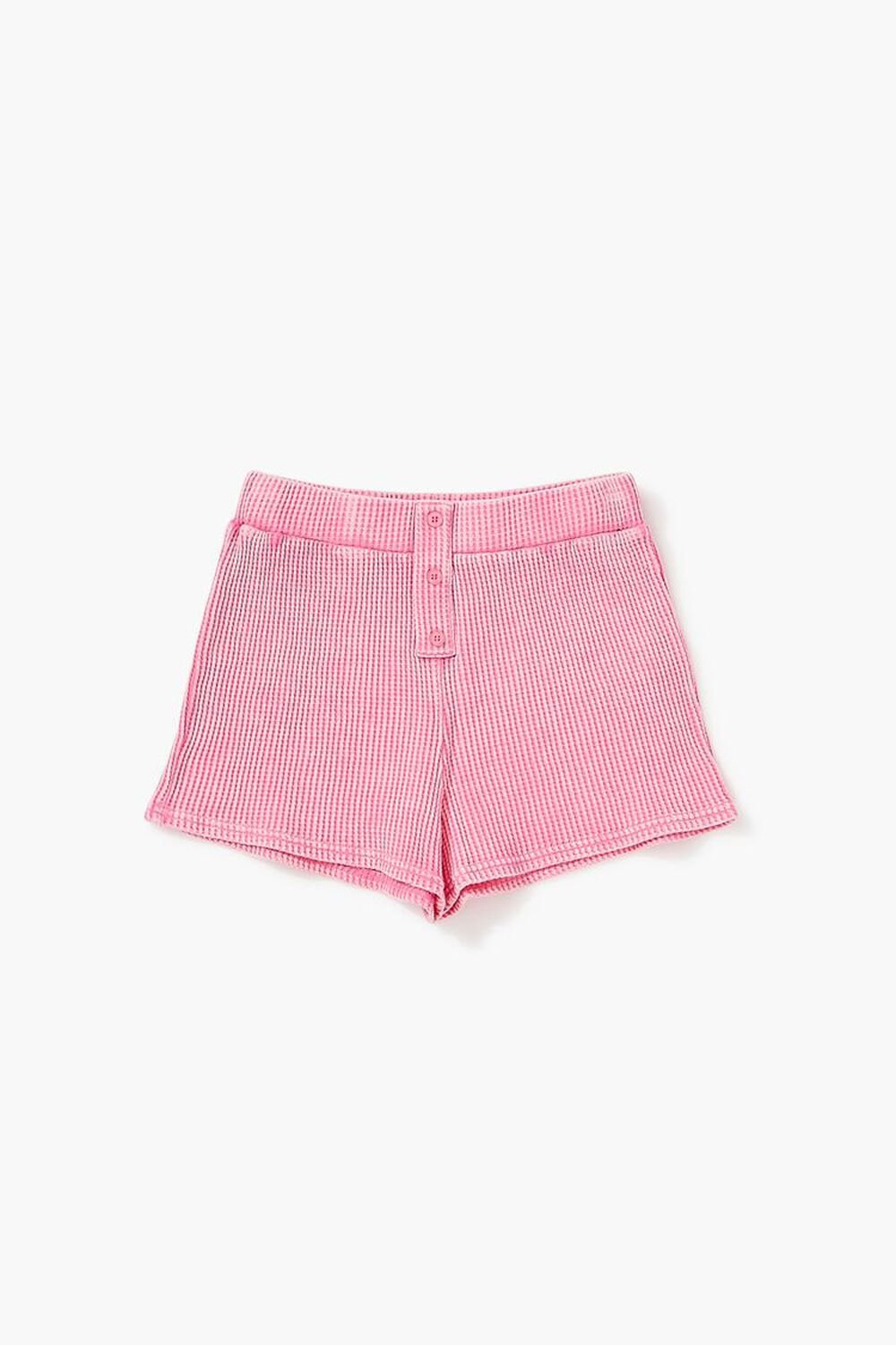 PINK Girls Mineral Wash Shorts (Kids), image 1