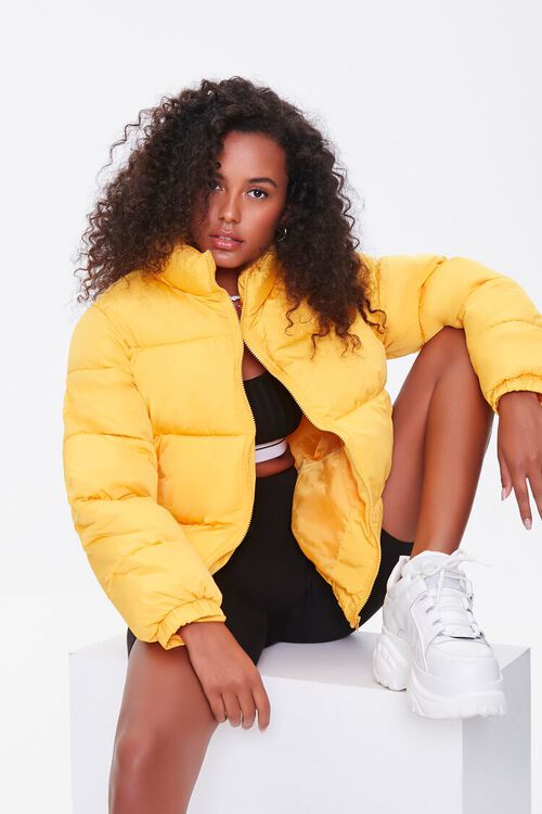 MUSTARD Quilted Puffer Jacket, image 1
