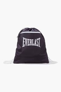 BLACK Everlast Graphic Drawstring Backpack, image 1