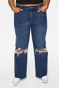 DARK DENIM Plus Size 90s-Fit High-Rise Jeans, image 2