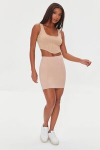 NUDE Fitted Mini Skirt, image 5