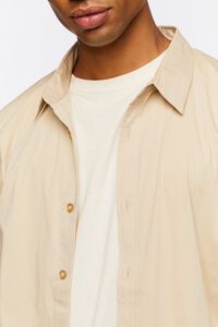TAUPE Collared Long-Sleeve Shirt, image 5
