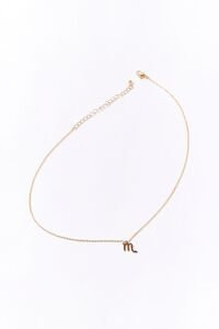 GOLD Scorpio Charm Necklace, image 2