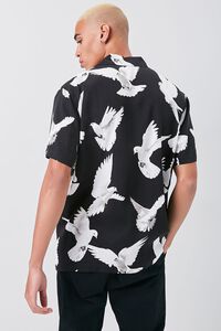 BLACK/WHITE Classic Fit Dove Print Shirt, image 3