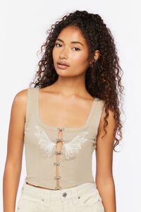 Angel Wings Graphic Tank Top, image 1