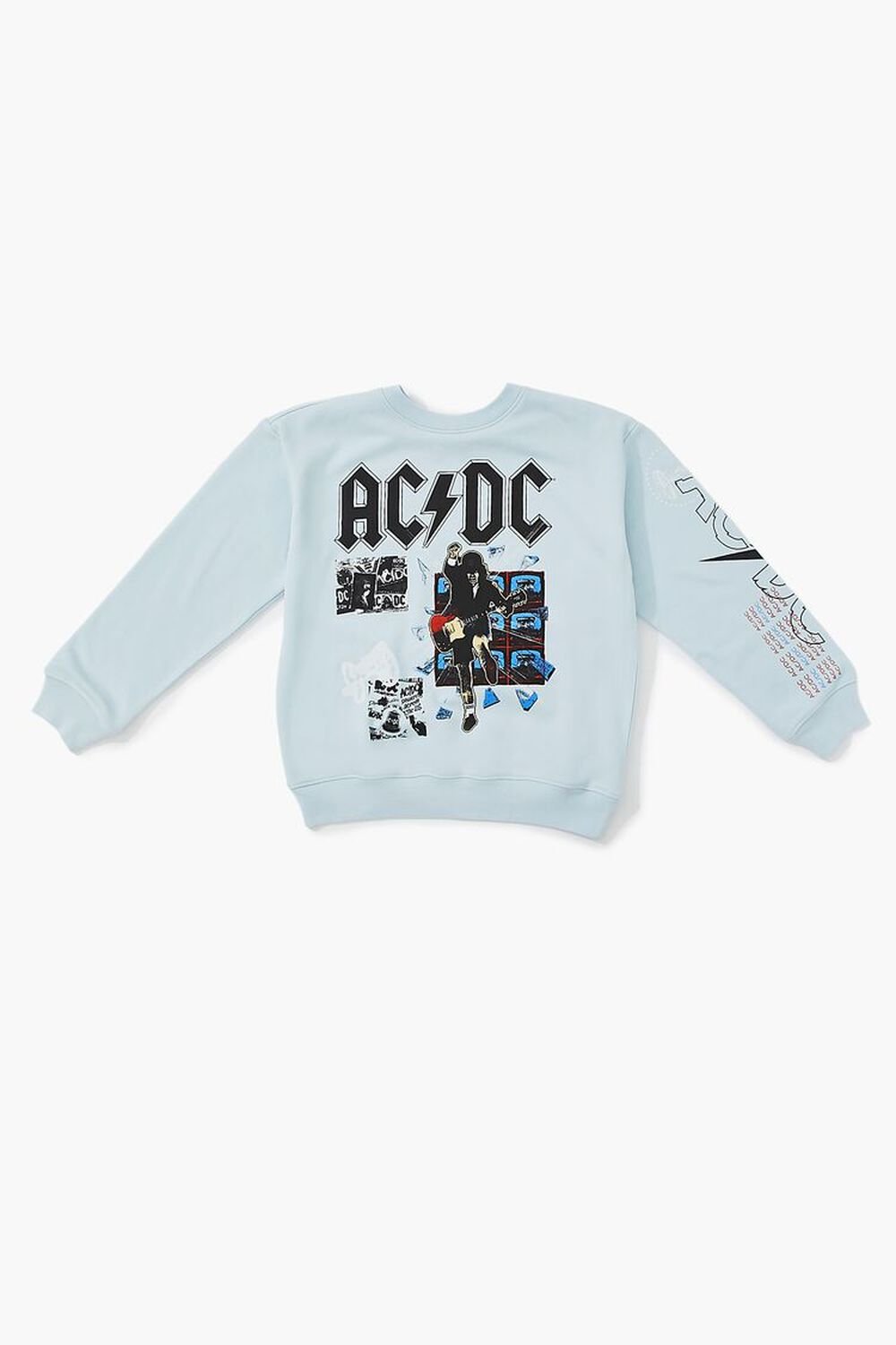 BLUE/MULTI Kids ACDC Graphic Pullover (Girls + Boys), image 1