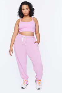 WISTERIA Plus Size French Terry Joggers, image 5