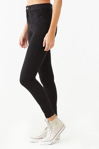 BLACK High-Waist Skinny Jeans, image 2
