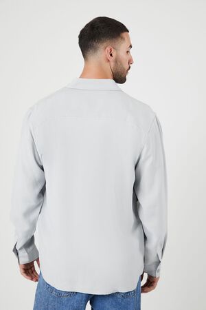 Rayon-Blend Pocket Shirt