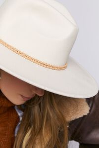 CREAM Braided-Trim Cowboy Hat, image 2