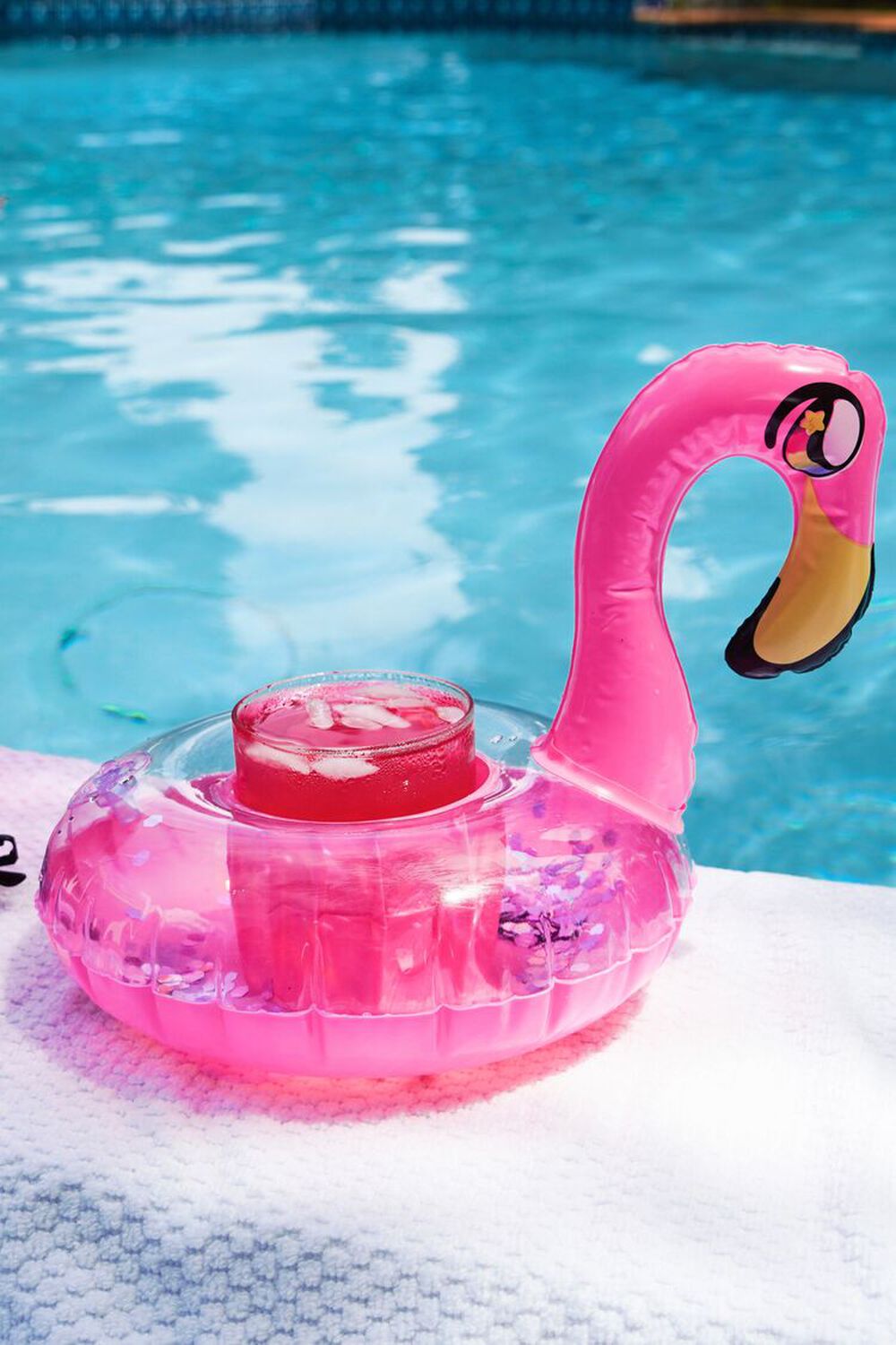 Flamingo Drink Pool Float Set, image 2
