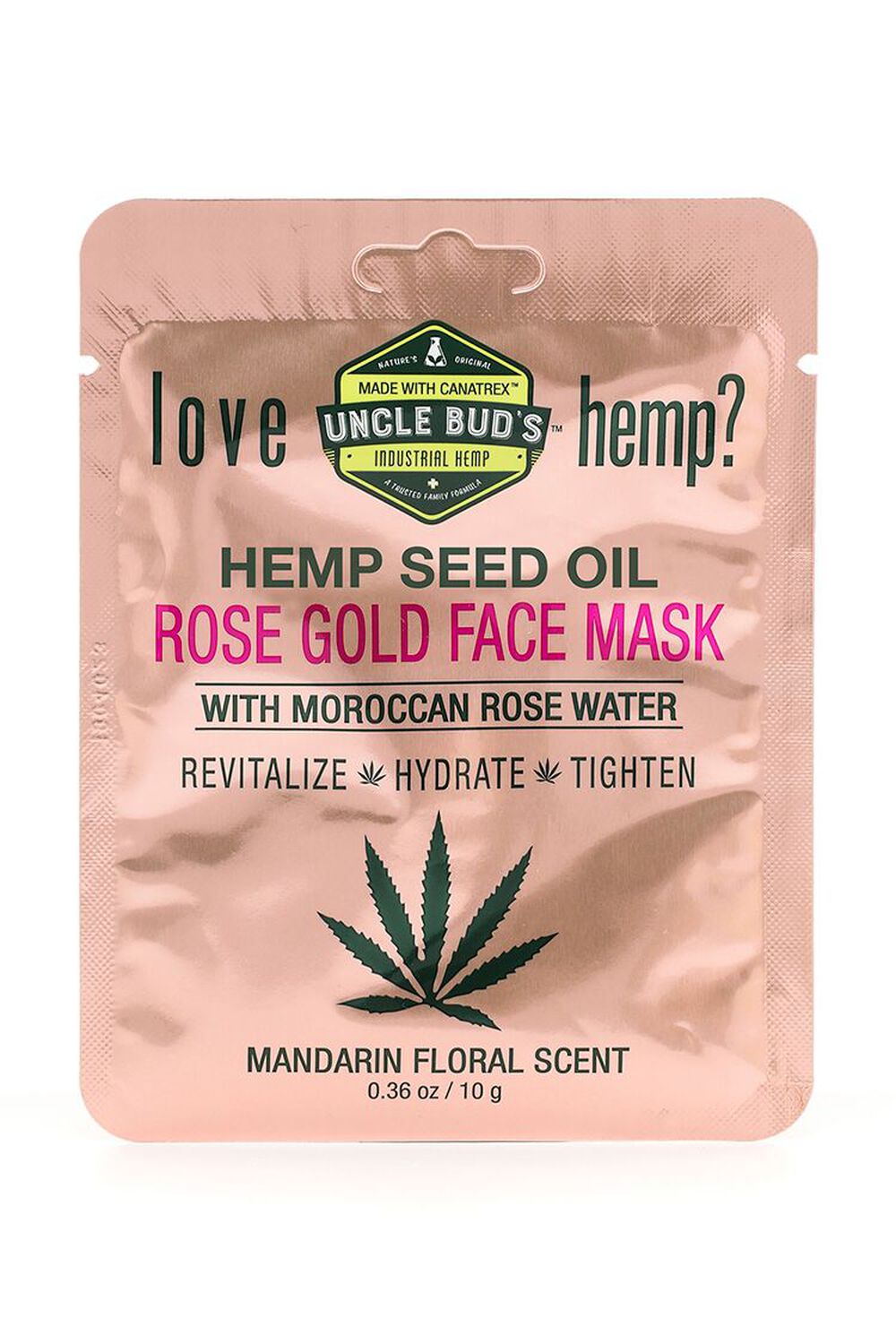 Uncle Buds Rose Gold Face Mask, image 1