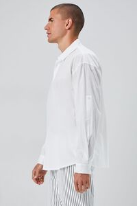 WHITE Long-Sleeve Buttoned Shirt, image 2