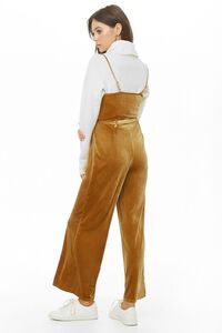 Velvet Belted Palazzo Jumpsuit, image 3