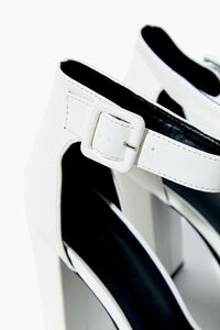 WHITE Chunky Lug-Sole Heels, image 5