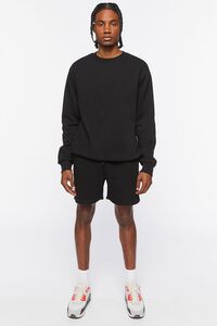 BLACK Fleece Crew Sweatshirt, image 4