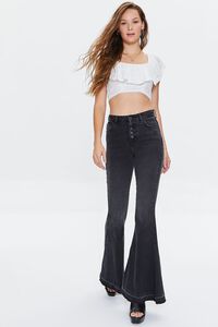 BLACK High-Rise Flare Jeans, image 1