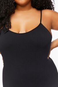 BLACK Plus Size Seamless Cami Jumpsuit, image 5