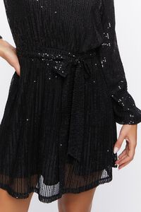 BLACK Sequin Mini Dress, image 5