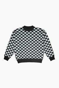 Kids Checkered Pullover (Girls + Boys), image 1