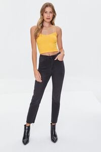 MARIGOLD Textured Cropped Cami, image 4