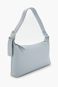 BLUE Faux Leather Shoulder Bag, image 6