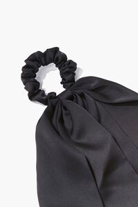 BLACK Bow Hair Scrunchie, image 2