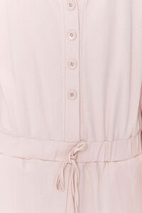 SAND   Buttoned Drop-Sleeve Romper, image 4