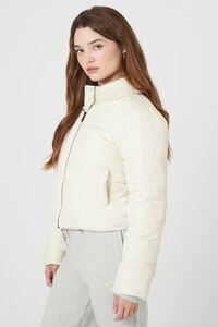 IVORY Quilted Puffer Jacket, image 2