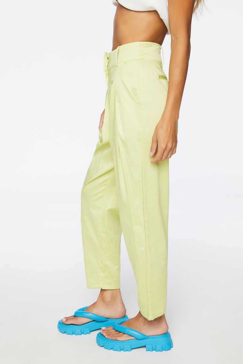 Pleated High-Rise Pants, image 3