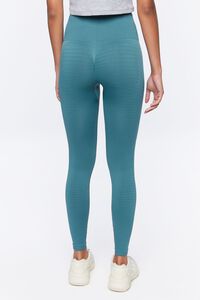 TEAL Active Ribbed High-Rise Leggings, image 4