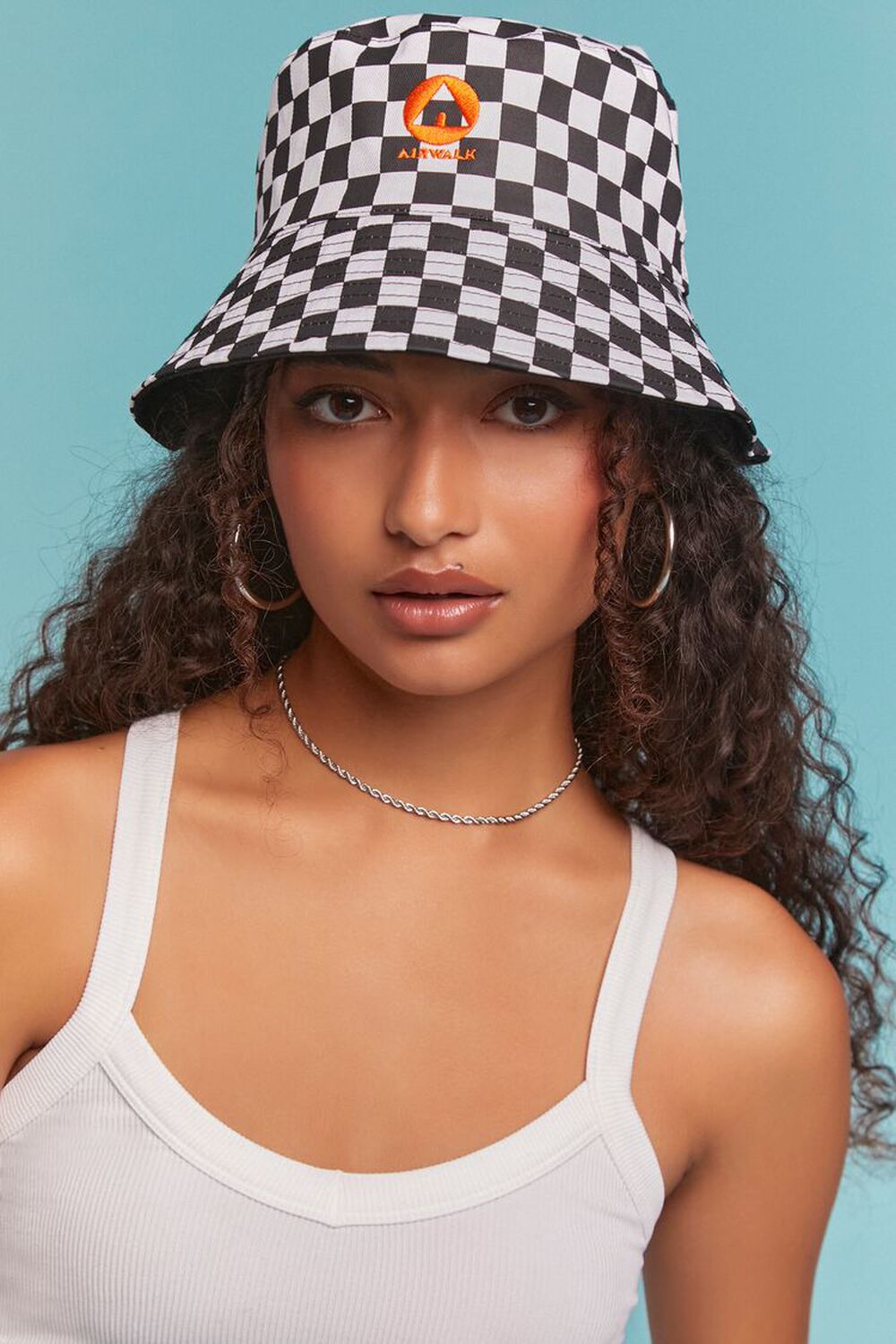 Women's Checkered Bucket Hat