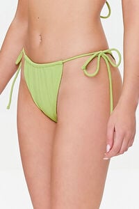 GREEN String Bikini Bottoms, image 2