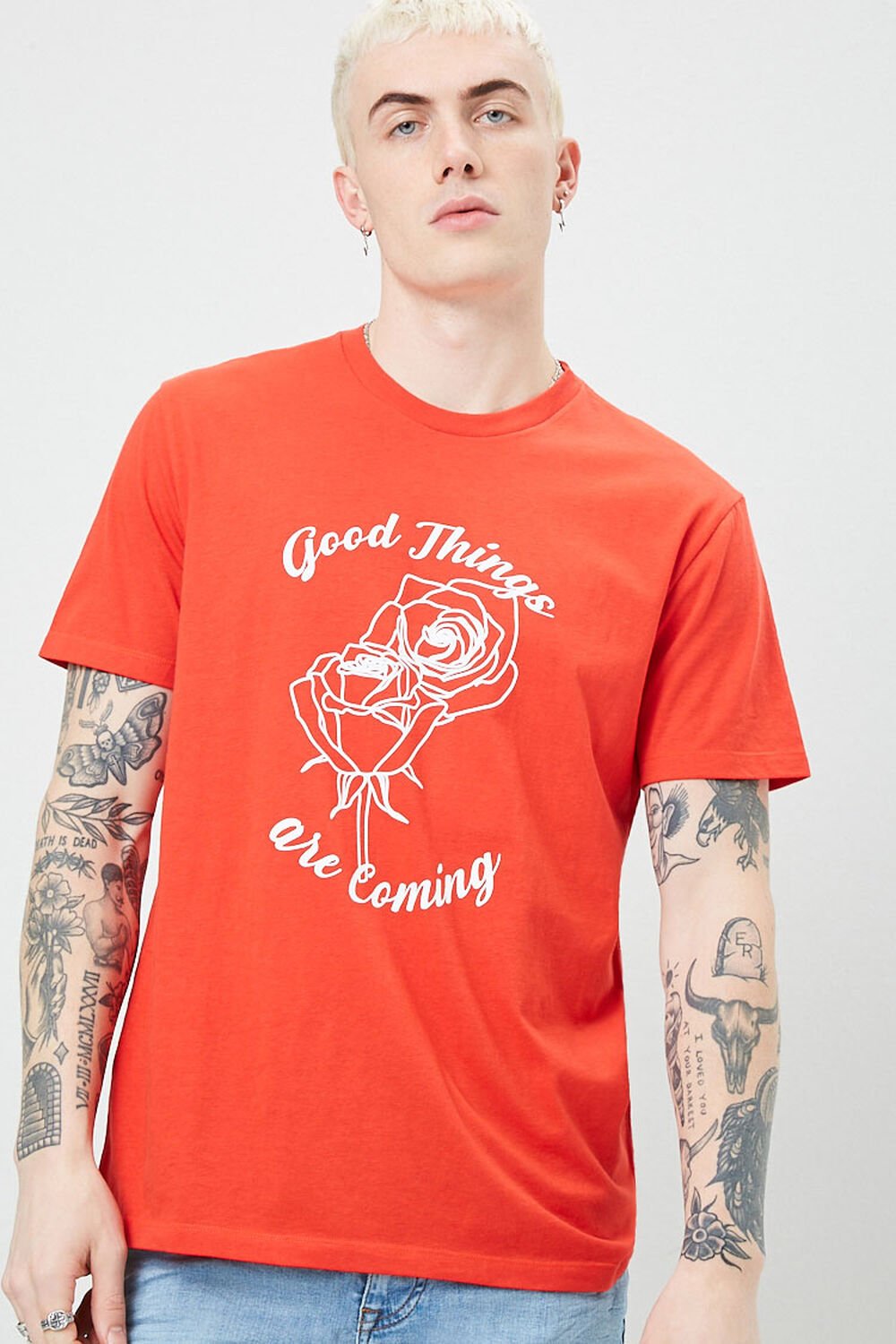 Good Things Rose Graphic Tee, image 1