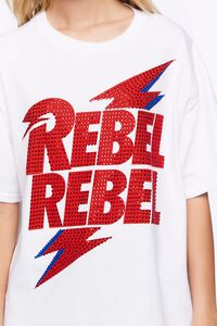WHITE/MULTI Rebel Rebel Graphic Tee, image 5