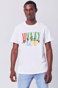WHITE/MULTI Mickey Mouse Graphic Tee, image 1