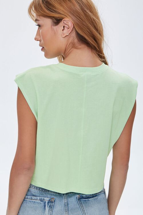 MINT Cropped Pocket Muscle Tee, image 3