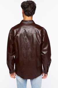 COCOA Faux Leather Pocket Shirt, image 3